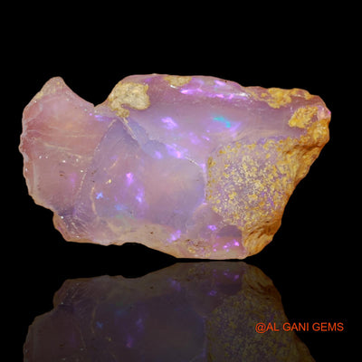 4.90 Cts Unheated Ethiopian Fire Opal Loose Gemstone Fancy Rough Natural 19x11x7 mm E-17