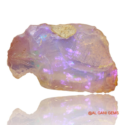 4.90 Cts Unheated Ethiopian Fire Opal Loose Gemstone Fancy Rough Natural 19x11x7 mm E-17