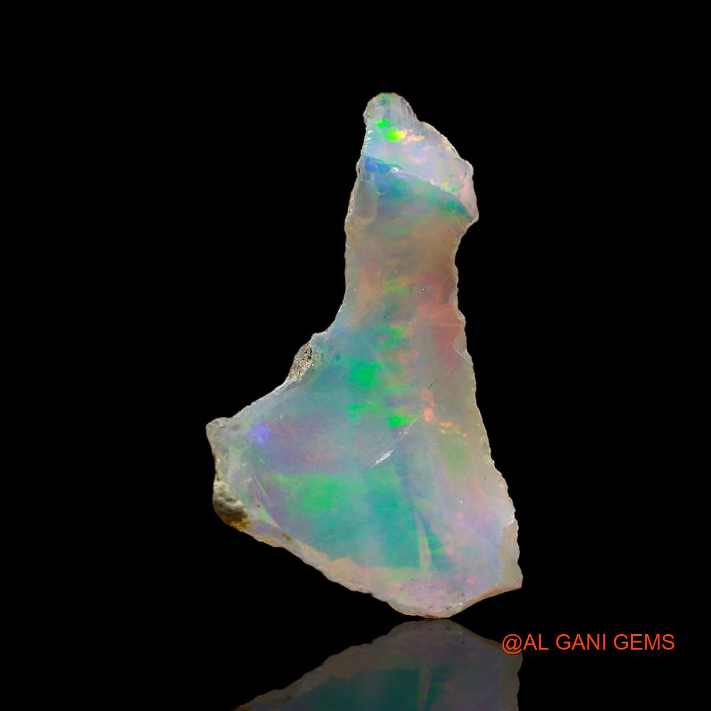 3.00 Cts Natural Ethiopian Fire Opal Fancy Rough Loose Gemstone For Jewelry 22x12x5 mm E-181