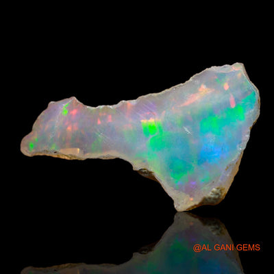 3.00 Cts Natural Ethiopian Fire Opal Fancy Rough Loose Gemstone For Jewelry 22x12x5 mm E-181