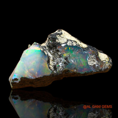 Natural Untreated Fire Opal Loose Gemstone Fancy Rough From Ethiopia 6.00 Cts 21x9x10 mm E-182