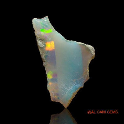 Natural Fire Opal Gemstone 2.00 Cts Loose Fancy Rough From Ethiopia 22x12x2 mm E-183