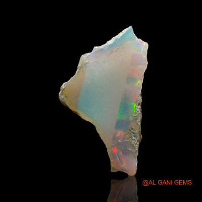Natural Fire Opal Gemstone 2.00 Cts Loose Fancy Rough From Ethiopia 22x12x2 mm E-183