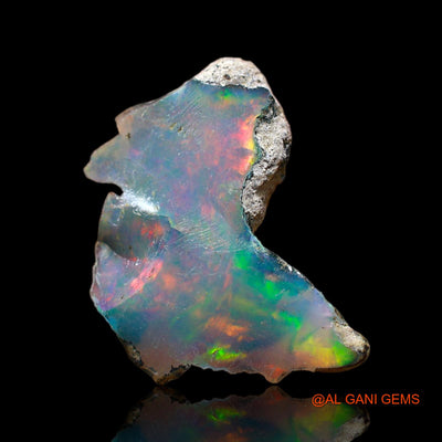 3.00 Cts Unheated Ethiopian Fire Opal Loose Gemstone Fancy Rough Natural 18x13x6 mm E-184