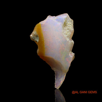 4.00 Cts Unheated Ethiopian Fire Opal Loose Gemstone Fancy Rough Natural 22x13x5 mm E-186
