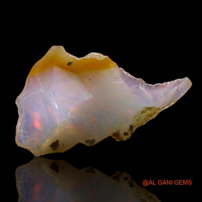 4.00 Cts Unheated Ethiopian Fire Opal Loose Gemstone Fancy Rough Natural 22x13x5 mm E-186