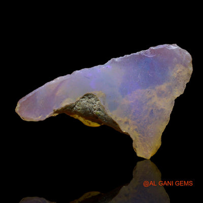 Natural Untreated Fire Opal Loose Gemstone Fancy Rough From Ethiopia 3.00 Cts 21x12x7 mm E-187