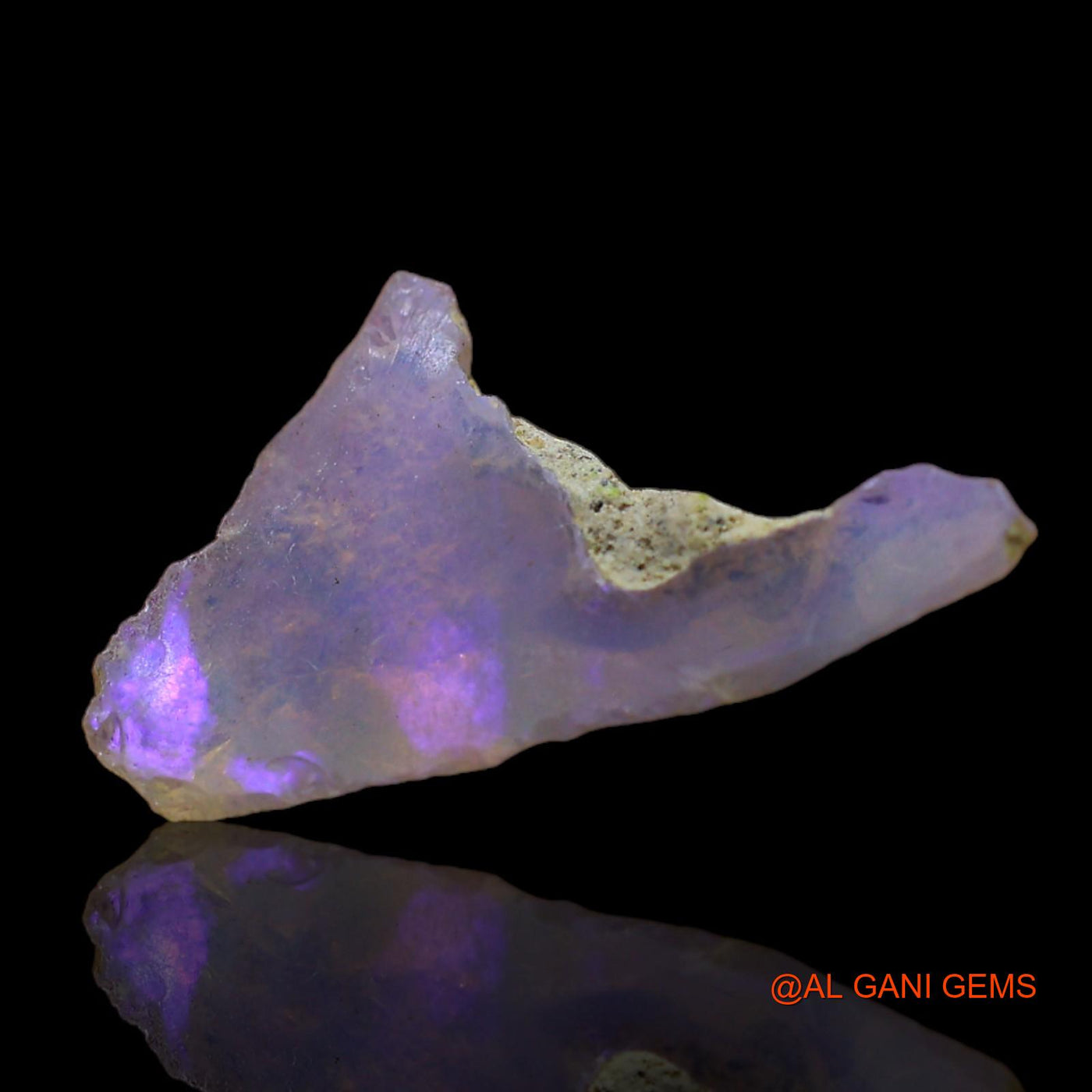 Natural Untreated Fire Opal Loose Gemstone Fancy Rough From Ethiopia 3.00 Cts 21x12x7 mm E-187