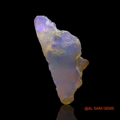 Natural Untreated Fire Opal Loose Gemstone Fancy Rough From Ethiopia 3.00 Cts 21x12x7 mm E-187