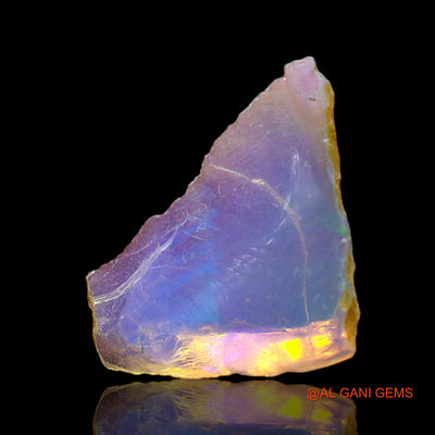 Natural Fire Opal Gemstone 3.00 Cts Loose Fancy Rough From Ethiopia 19x13x5 mm E-188