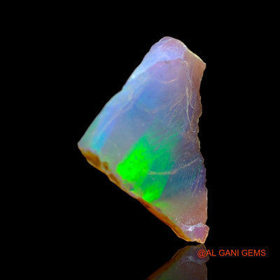 Natural Fire Opal Gemstone 3.00 Cts Loose Fancy Rough From Ethiopia 19x13x5 mm E-188
