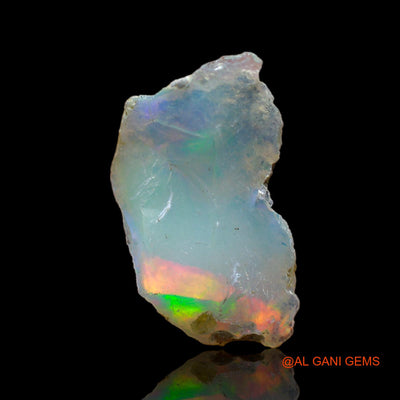 4.00 Cts Natural Ethiopian Fire Opal Loose Gemstone Fancy Rough 17x13x10 mm E-189