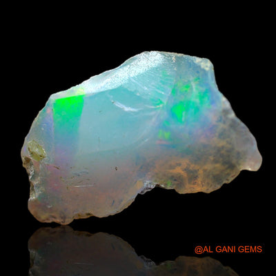 4.00 Cts Natural Ethiopian Fire Opal Loose Gemstone Fancy Rough 17x13x10 mm E-189