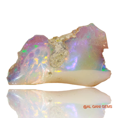 3.00 Cts Natural Ethiopian Fire Opal Loose Gemstone Fancy Rough 23x13x4 mm E-18