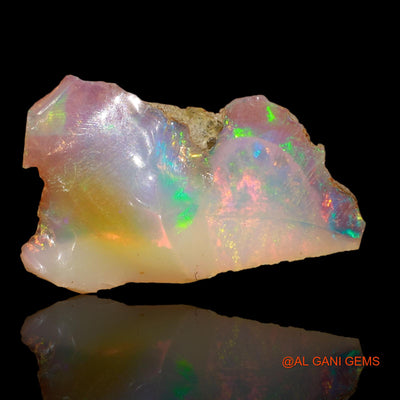 3.00 Cts Natural Ethiopian Fire Opal Loose Gemstone Fancy Rough 23x13x4 mm E-18