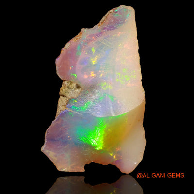 3.00 Cts Natural Ethiopian Fire Opal Loose Gemstone Fancy Rough 23x13x4 mm E-18