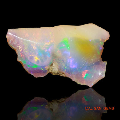 3.00 Cts Natural Ethiopian Fire Opal Loose Gemstone Fancy Rough 23x13x4 mm E-18