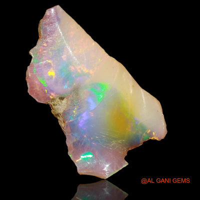 3.00 Cts Natural Ethiopian Fire Opal Loose Gemstone Fancy Rough 23x13x4 mm E-18