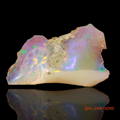 3.00 Cts Natural Ethiopian Fire Opal Loose Gemstone Fancy Rough 23x13x4 mm E-18