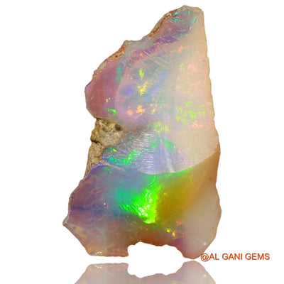 3.00 Cts Natural Ethiopian Fire Opal Loose Gemstone Fancy Rough 23x13x4 mm E-18