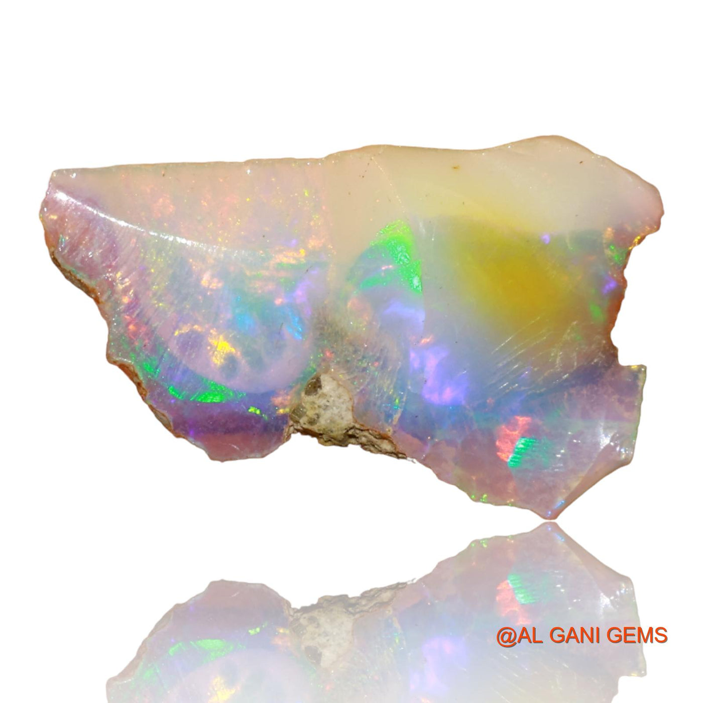 3.00 Cts Natural Ethiopian Fire Opal Loose Gemstone Fancy Rough 23x13x4 mm E-18