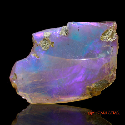 3.00 Cts Natural Ethiopian Fire Opal Loose Gemstone Fancy Rough 16x11x4 mm E-192