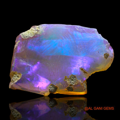 3.00 Cts Natural Ethiopian Fire Opal Loose Gemstone Fancy Rough 16x11x4 mm E-192