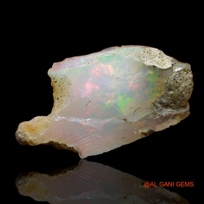 4.00 Cts Natural Ethiopian Fire Opal Fancy Rough Loose Gemstone For Jewelry 20x11x5 mm E-193