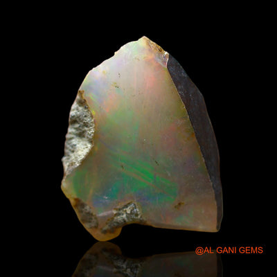Natural Untreated Fire Opal Loose Gemstone Fancy Rough From Ethiopia 2.00 Cts 16x13x3 mm E-194