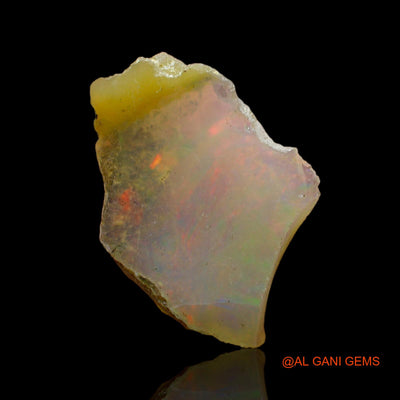 4.00 Cts Natural Ethiopian Fire Opal Loose Gemstone Fancy Rough 19x13x5 mm E-195