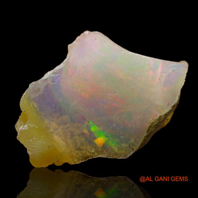 4.00 Cts Natural Ethiopian Fire Opal Loose Gemstone Fancy Rough 19x13x5 mm E-195