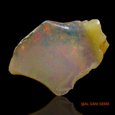 4.00 Cts Natural Ethiopian Fire Opal Loose Gemstone Fancy Rough 19x13x5 mm E-195