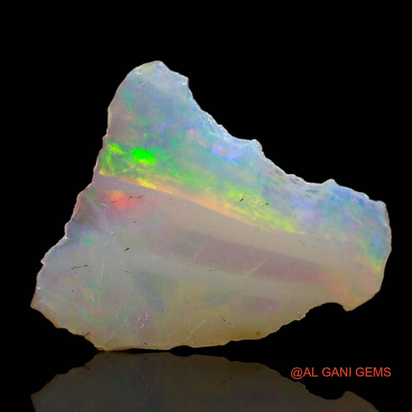 3.00 Cts Unheated Ethiopian Fire Opal Loose Gemstone Fancy Rough Natural 17x13x5 mm E-197
