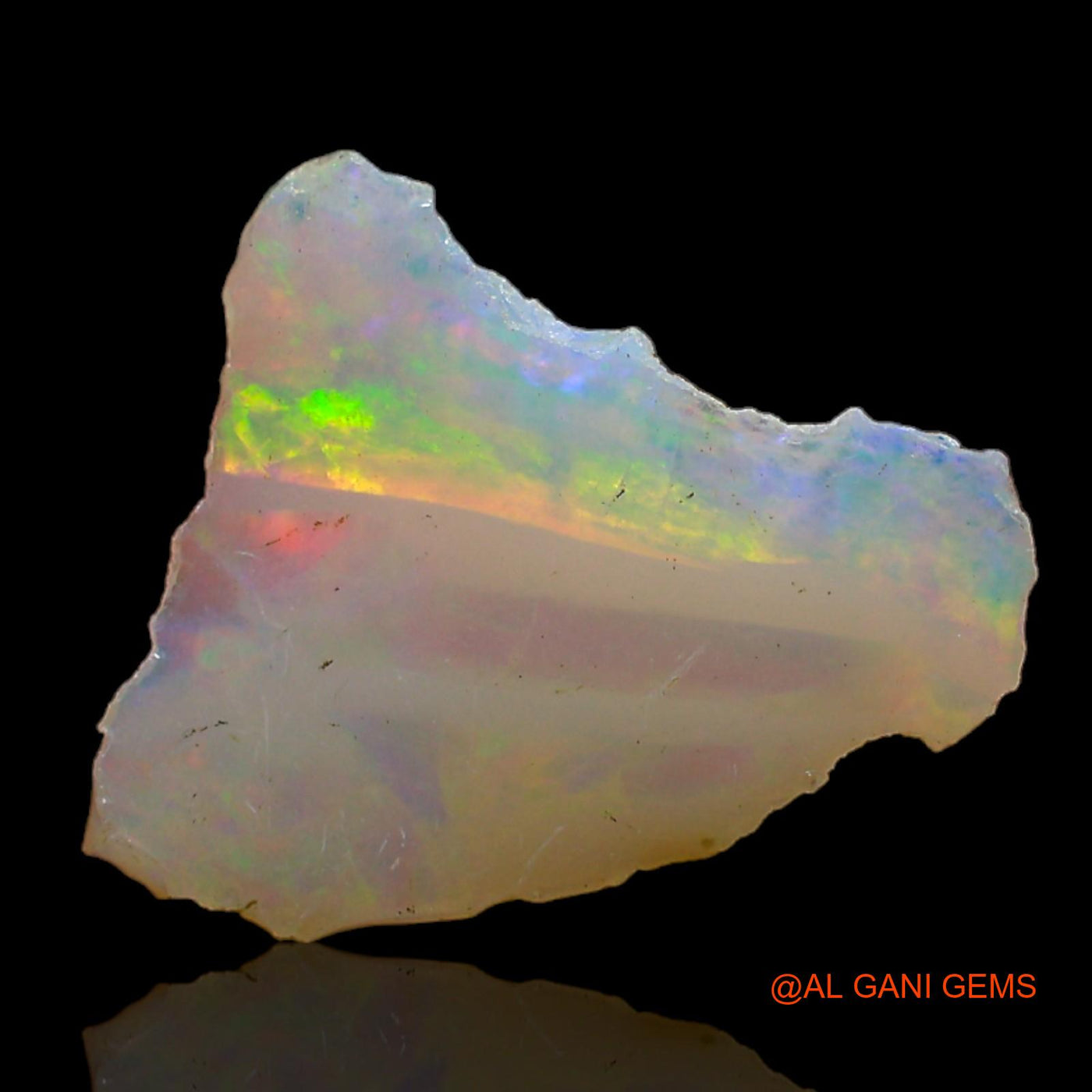 3.00 Cts Unheated Ethiopian Fire Opal Loose Gemstone Fancy Rough Natural 17x13x5 mm E-197