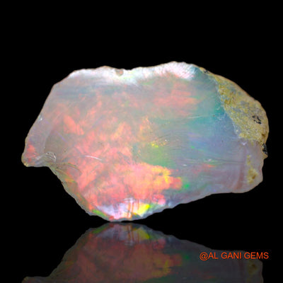3.00 Cts Unheated Ethiopian Fire Opal Loose Gemstone Fancy Rough Natural 17x11x5 mm E-198