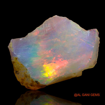 3.00 Cts Unheated Ethiopian Fire Opal Loose Gemstone Fancy Rough Natural 17x11x5 mm E-198
