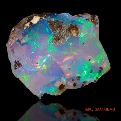 Natural Fire Opal Gemstone 5.00 Cts Loose Fancy Rough From Ethiopia 14x11x8 mm E-19