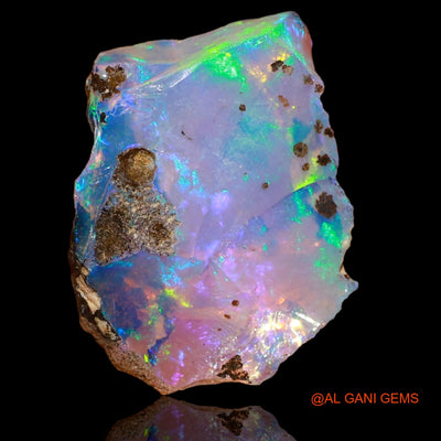 Natural Fire Opal Gemstone 5.00 Cts Loose Fancy Rough From Ethiopia 14x11x8 mm E-19