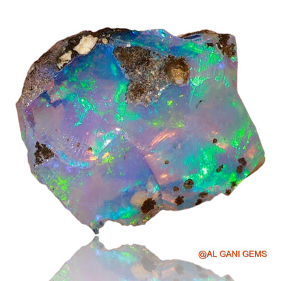 Natural Fire Opal Gemstone 5.00 Cts Loose Fancy Rough From Ethiopia 14x11x8 mm E-19