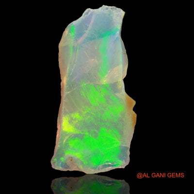 3.00 Cts Unheated Ethiopian Fire Opal Loose Gemstone Fancy Rough Natural 21x11x3 mm E-1