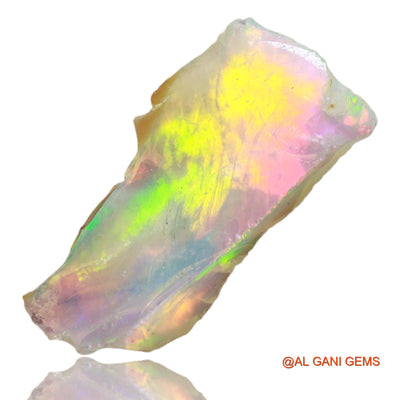 3.00 Cts Unheated Ethiopian Fire Opal Loose Gemstone Fancy Rough Natural 21x11x3 mm E-1