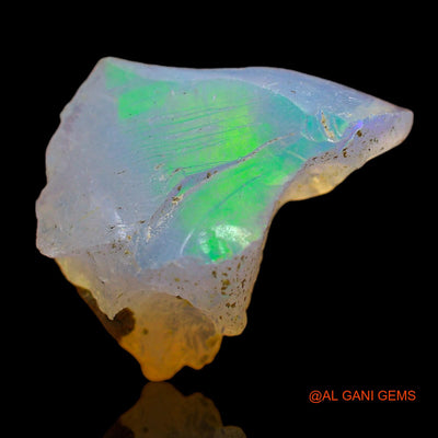 5.00 Cts Natural Ethiopian Fire Opal Loose Gemstone Fancy Rough 17x13x9 mm E-200