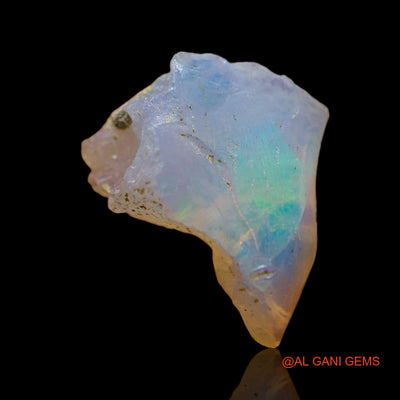 5.00 Cts Natural Ethiopian Fire Opal Loose Gemstone Fancy Rough 17x13x9 mm E-200