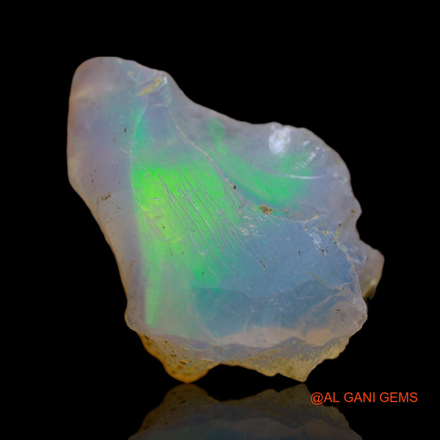 5.00 Cts Natural Ethiopian Fire Opal Loose Gemstone Fancy Rough 17x13x9 mm E-200