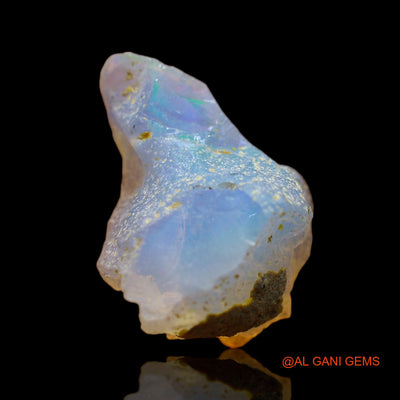 5.00 Cts Natural Ethiopian Fire Opal Loose Gemstone Fancy Rough 17x13x9 mm E-200