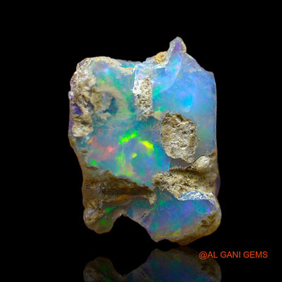6.00 Cts Natural Ethiopian Fire Opal Loose Gemstone Fancy Rough 16x12x9 mm E-201