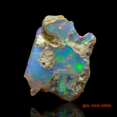 6.00 Cts Natural Ethiopian Fire Opal Loose Gemstone Fancy Rough 16x12x9 mm E-201