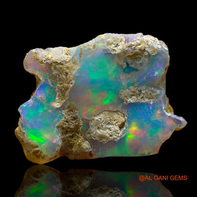 6.00 Cts Natural Ethiopian Fire Opal Loose Gemstone Fancy Rough 16x12x9 mm E-201