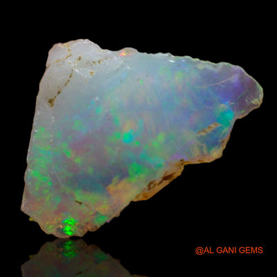 Natural Fire Opal Gemstone 3.00 Cts Loose Fancy Rough From Ethiopia 18x12x5 mm E-202