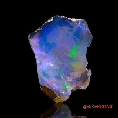 Natural Untreated Fire Opal Loose Gemstone Fancy Rough From Ethiopia 4.00 Cts 16x12x6 mm E-203